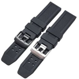 Rubber Watch Band for Luminox 7251 3050 Silicone Strap Men Black Watchband 23mm