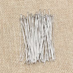 100pcs/Lot No Fade 20 30 35 40 70 mm Stainless Steel Flat Head Pin Findings Headpins For Jewelry Making DIY Supplies Accessories