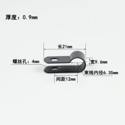 100PCS 16mm R-Type Nylon Cable Clamp 5/8' Black R-Type Cable Clamp Cable Clips Free Shipping R-3.3 5.3 6.4 8.4 10.4 13.2 16