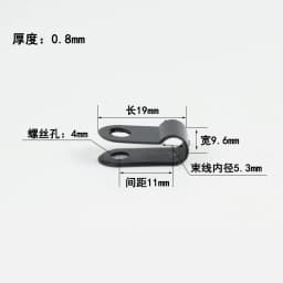 100PCS 16mm R-Type Nylon Cable Clamp 5/8' Black R-Type Cable Clamp Cable Clips Free Shipping R-3.3 5.3 6.4 8.4 10.4 13.2 16