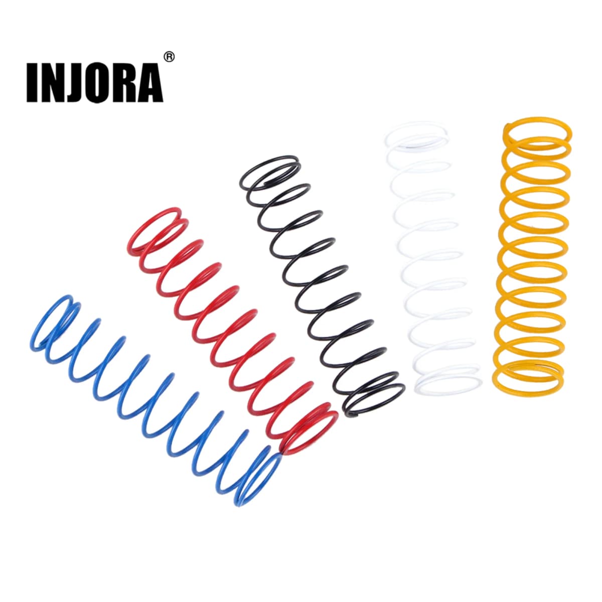 INJORA Metal Shock Springs Compression 60*15mm for 1/10 RC Crawler Car TRX4 TRX6 Axial SCX10 90046 AXI03004 Upgrade Parts