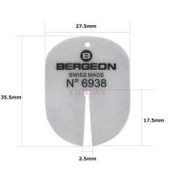 5PCS BERGEON 6938 DIAL PROTECTOR SHIM WATCH HANDS REMOVER SHIM FOR WATCH DAIL CUSHION WATCH REPAIR TOOLS