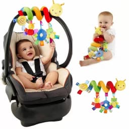 Sensory Baby Plush Rattle Toys Stroller Musical Mobile Hanging Toys Baby Rattles Mobiles Babies Newborns Games Toy 0 6 12 Months