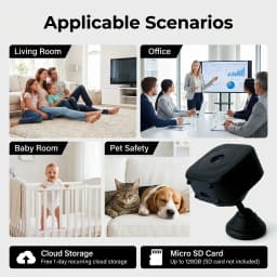 Mini WiFi Camera 2.4G Wifi Wireless Security Protection Remote Monitor Indoor Baby Voice Video Surveillance Smart Device