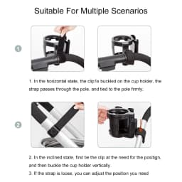 Stroller Cup Holder Phone Support Milk Bottle Drink Cup Holder Conversion 2 Cups For Universal Pram Baby Stroller Accessories