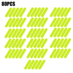 10/40/80PCS Night Reflective Strip Warning Stickers Waterproof High Visibility Reflector Tape for Car Motorcycle Helmet Bicycle