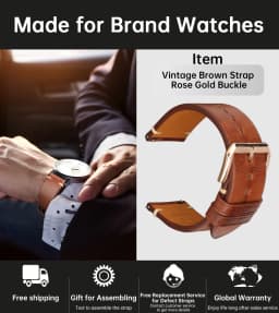 MAIKES Quick Release Watch Strap Butterfly Clasp Cow Leather Made in Tuscany Italy Accessories Bracelet Watch band