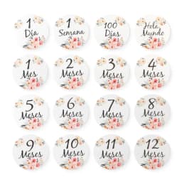 8pc/set Wooden Baby Milestone Card For Newborn Cute Cloud Shape Photography Props Accessories Month Cards Sticker Newborn Gifts
