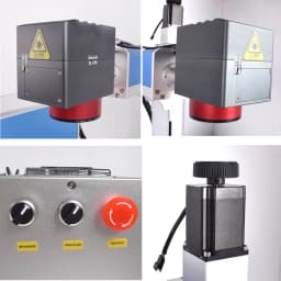 US Stock 100W 2.5D Ezcad3 JPT MOPA 100W Fiber Laser Engraver 60W MOPA Fiber Laser Marking Machine Relife Marker 110X110MM Lens