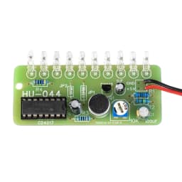 Voice Activated LED Water Light Kit CD4017 Color Light DIY Electronic Kit Teaching Training Module