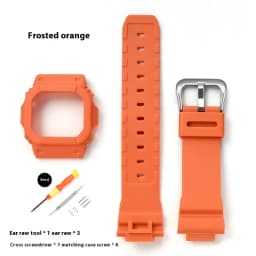 Case + Strap for Casio G-SHOCK DW-5600 GW-M5610 G-5000 GWB-5600 Replace Matte Resin Rubber Band Bracelet Bezel Watch Accessories