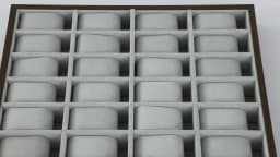 24 Slots Watch Box Organizer for Men Black Watch Holder Stand Display Storage Case