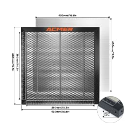 ACMER Laser Engraving Honeycomb Working For CO2 CNC Diode Laser Engraver Cutting Machine Honeycomb Bed 400X400mm 440X440mm