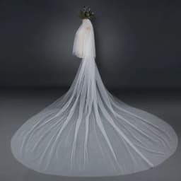 Wholesale Long Wedding Veil 3 Meter Bridal Veil Cathedral with Comb Two Layer Cut Edge Bride Veils Complementos De Boda