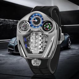 PINDU Design Men's Watch Top Brand Luxury Business Watch Men's Compass Waterproof Quartz Wristwatches Silicone Strap P6658