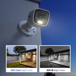 ANNKE 8CH 5MP Video Security System CCTV Kit DVR Audio Security System Outdoor Color Night Vision Dual-Light Audio Camera