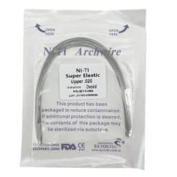 10pcs/pack Orthodontic Dental Super Elastic Oval Form Niti Round/Rectangular Arch Wires Dental Niti Arch Wire Dentist Product