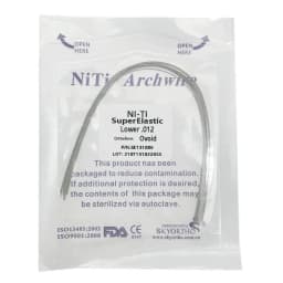 10pcs/pack Orthodontic Dental Super Elastic Oval Form Niti Round/Rectangular Arch Wires Dental Niti Arch Wire Dentist Product