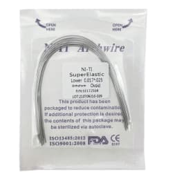 10pcs/pack Orthodontic Dental Super Elastic Oval Form Niti Round/Rectangular Arch Wires Dental Niti Arch Wire Dentist Product