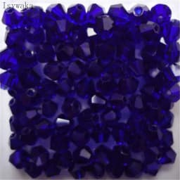 Isywaka Red Half AB 100pcs 4mm Bicone Austria Crystal Beads Charm Glass Beads Loose Spacer Bead for DIY Jewelry Making