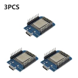 50-1PCS ESP-12F ESP8266 D1 Mini WIFI Development Board NodeMCU Lua IOT Wifi Welded Boards Type-C Interface Soldered Pin Module