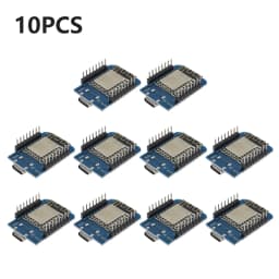 50-1PCS ESP-12F ESP8266 D1 Mini WIFI Development Board NodeMCU Lua IOT Wifi Welded Boards Type-C Interface Soldered Pin Module