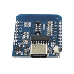 50-1PCS ESP-12F ESP8266 D1 Mini WIFI Development Board NodeMCU Lua IOT Wifi Welded Boards Type-C Interface Soldered Pin Module