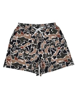 Men's Drawstring Camo Shorts,Summer Casual Beach Stretch Shorts