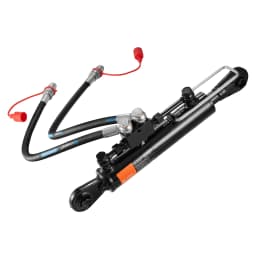 SucceBuy Hydraulic Top Link Cat.1-1 Hydraulic Cylinder with 2 Hoses&G3/8" Check Valve High-Sealing Check Valve Easy Installation