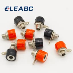 10pcs/lot 4mm banana binding post 4mm banana socket
