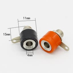 10pcs/lot 4mm banana binding post 4mm banana socket