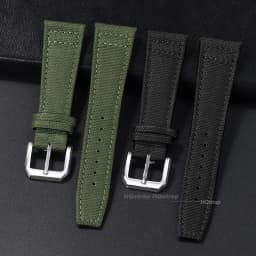 Nylon Canvas Watch Strap for IWC Pilot 20mm 21mm 22mm Strap Waterproof Sport Watch Strap Cowhide Wrist Belt Men Women Bracelet