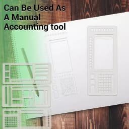 3 Pack Handmade Flexible Record Template – Multifunctional Mylar Stencils for Journal/Scrapbooking/Daily Planning & Drafting