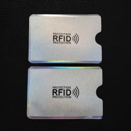 10pcs Anti-Scan Card Sleeve Credit NFC RFID Card Protector Anti-magnetic Aluminum Foil Portable Bank Card Holder