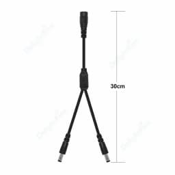 5.5mm 2.1mm 1 To 2/3/4/5/6/8 Way DC Power Splitter Cable 5V 12V Power Adapter Connector Cord For LED Strip Lights CCTV Camera