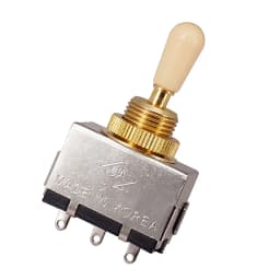 Tooyful Guitar Metal Closed 3 Way Pickup Selector Tone Switch Copper Knob for LP Electric Guitar Pickups Parts Swith Control