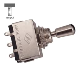 Tooyful Guitar Metal Closed 3 Way Pickup Selector Tone Switch Copper Knob for LP Electric Guitar Pickups Parts Swith Control