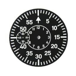 High End Black 38.9mm Watch Dial For ETA 6497 6498 Strong Green Luminous 6/9 O'clock Watch Face Plate For Seagull ST3620 ST3600