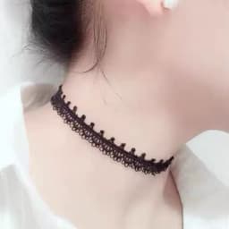 Handmade Velvet Lace Vintage Choker Necklace for Women Collar Torques Trendy Neck Jewelry Stretch Charm Gothic Punk Black Heart