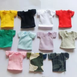 Handmade Cute Base Shirt T-Shirt for 1/6 Blyth Momoko Obistu Licca Ob24 FR Dolls 100% Brand New Doll Accessories