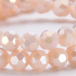 3 4 6 8mm Round Crystal Beads Faceted Colorful Glass Beads Loose Spacer Bead for Jewerly Making Needlework Bracelet Necklace DIY