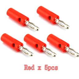 Audio Speaker Screw Banana Gold Plate Plugs Connectors 4mm IN STOCK Black Red Facotry Online Wholesale Golden