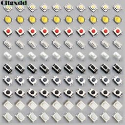 100pcs Car Remote Control Key Touch Switches Tactile Push Button Switches For Hyundai Nissan Honda VW Toyota Kia Peugeot