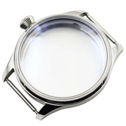 For Seagull ST36 6497/6498 Premium Stainless Steel 44mm Watch Case Hand Winding Movement Accessory Replacement Watch Parts