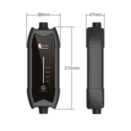Feyree EV Portable Charger 3.5kW Type2 Connector 16A Single Phase 5m Cable Current Adjustable for Electric Vehicle Car Charger