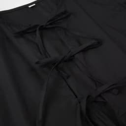 MUJER White Ruffle Crop Top Women Black Short Puff Sleeve Blouse Female Bow Tied Summer Blouses Woman 2025 Ruched Cute Tops