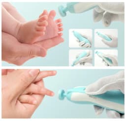 Baby Infant Baby Nail Sander Electric Trimmer Clipper C/6 Refis - Neverdie Store