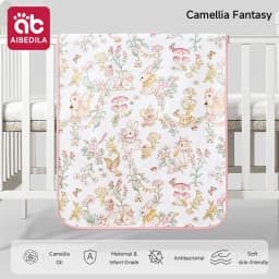 AIBEDILA Waterproof Baby Diaper Washable Newborn Urine Pad Cartoon Bed Protector Diaper Bedding Urine Pads Cloth Breathable