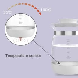 1.2L Constant Temperature Pot 24 Hours Hot Water Keep Warm Smart Insulation Pot Baby Brewing Milk Powder Electric Kettle