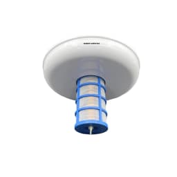 Solar Ionizer for Pool Wireless Cleaner Circular Solar Panels Chlorine Free Algae Resistant